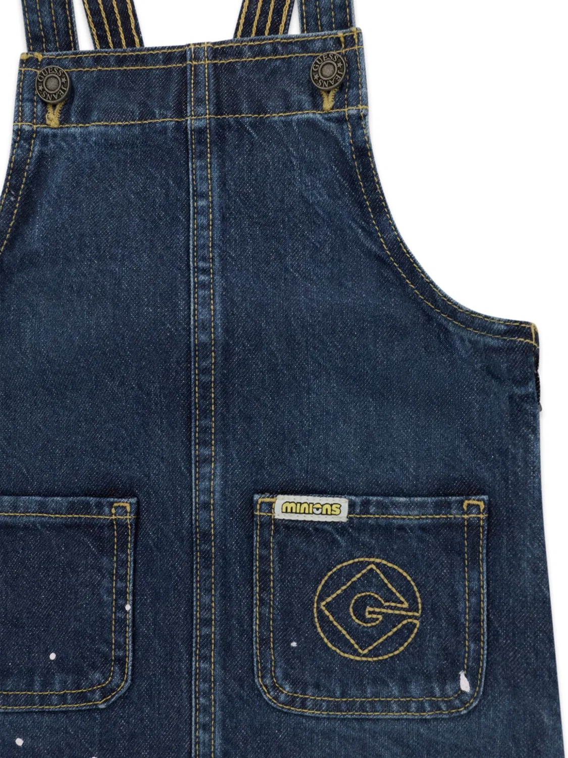 Джинсовое платье стандартного кроя для девочки Guess Jeans, синий — фото 3