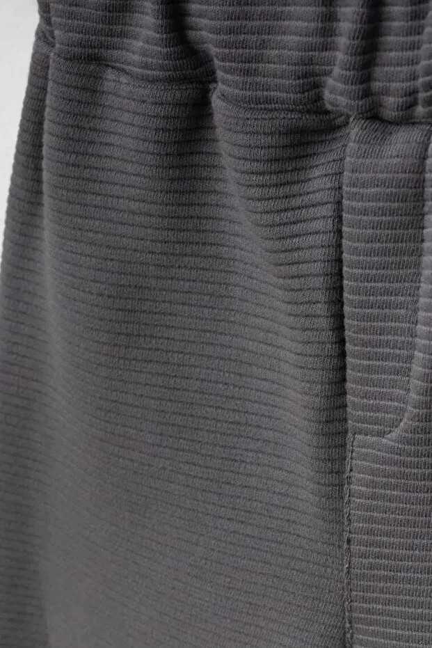 Детский спортивный комплект из футера с длинным рукавом Minytrendy, Smoke Grey — фото 4