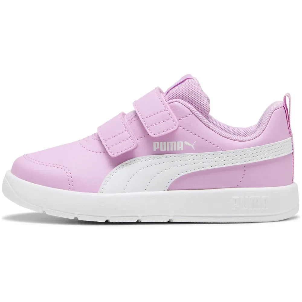 Детские кроссовки для девочек Courtflex V3 V PS Puma, Pink — фото 3