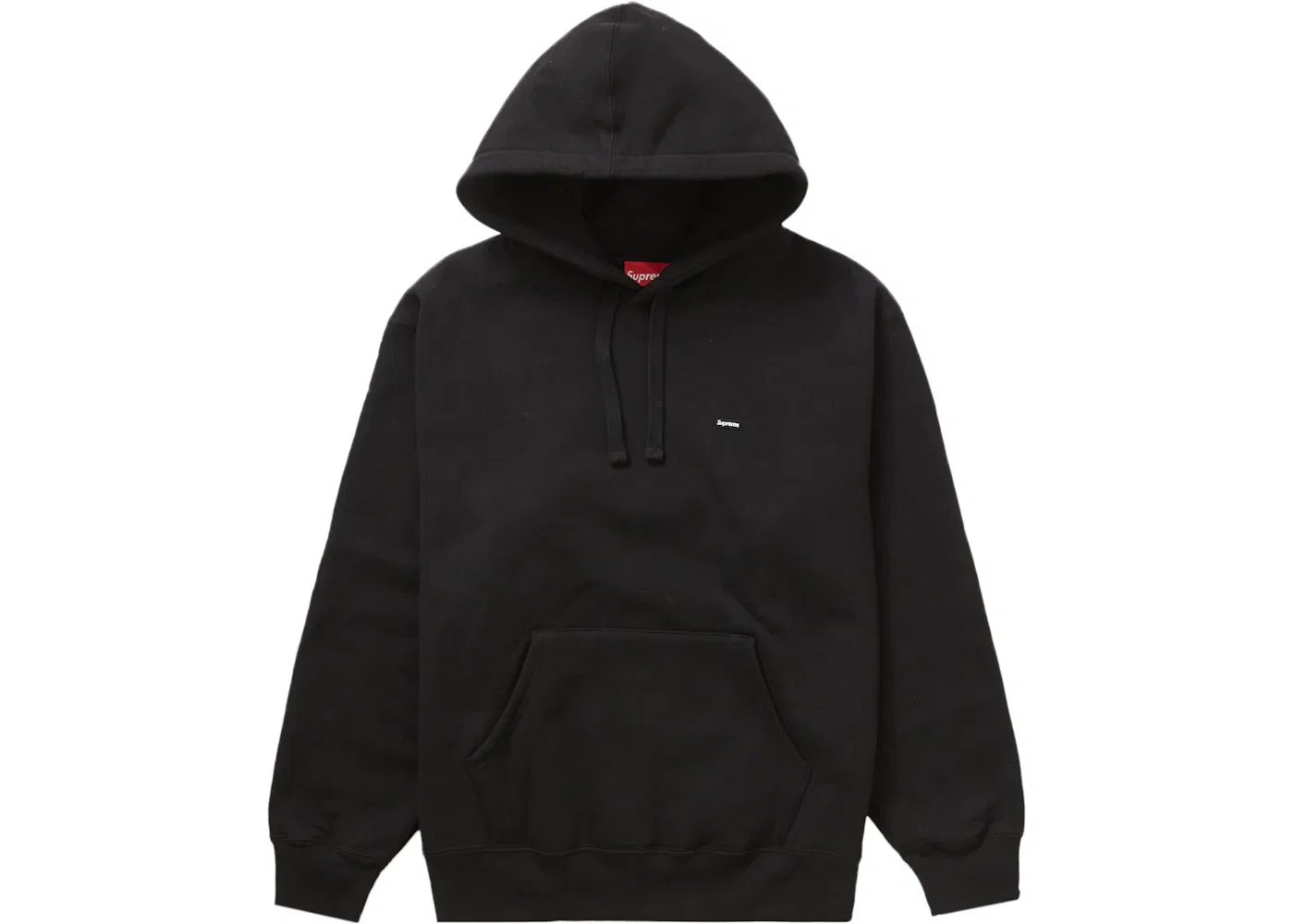 Мужская худи Supreme Small Box Drawcord Hooded Sweatshirt, Black