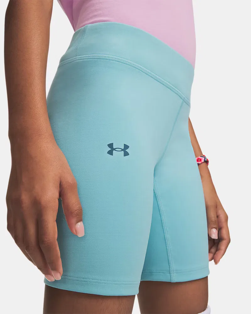 Велошорты детские с внутренним швом 16,5 см, влагоотводящие, UA Motion UnderArmour, Blue Haze/Boundless Blue — фото 4