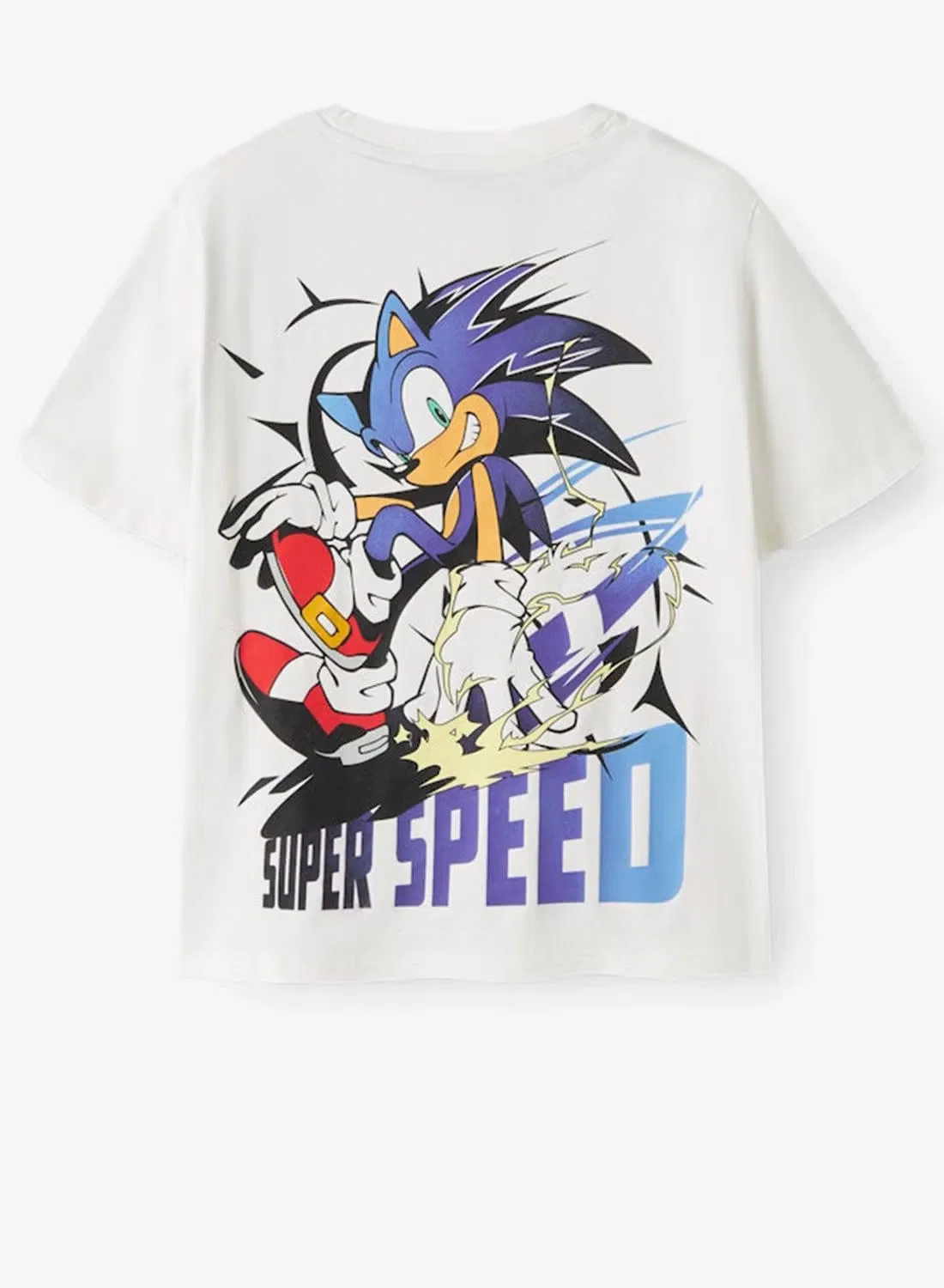 Футболка с принтом Sonic Name It, белый — фото 4