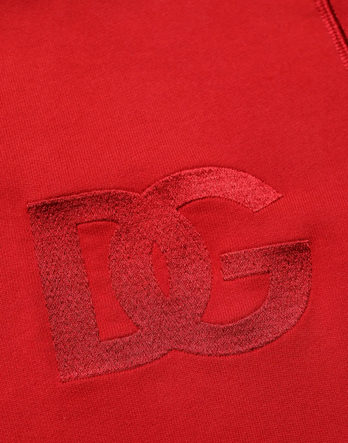 Мужское худи с вышитым логотипом Dolce & Gabbana, Red