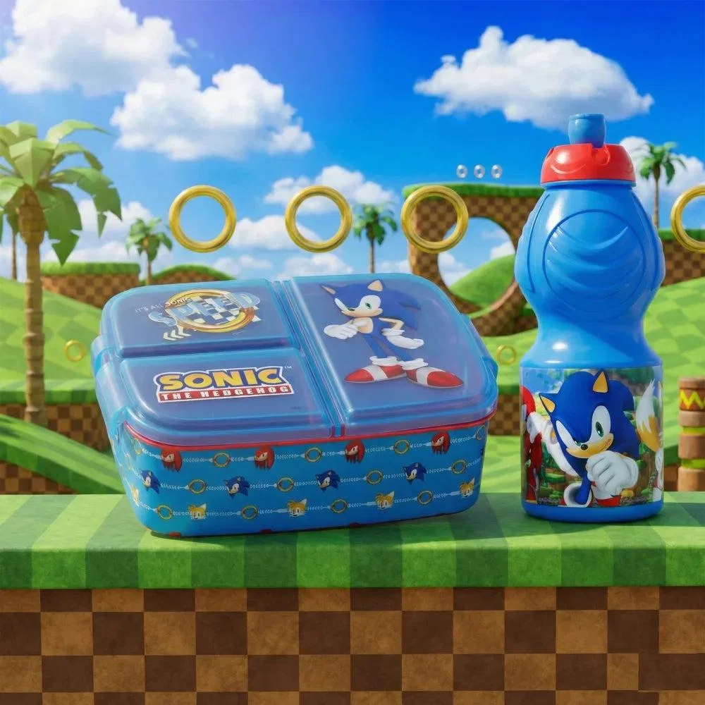 Детский набор для ланча с Соничем, 2 предмета, 400 мл, Sonic the Hedgehog, Sonic