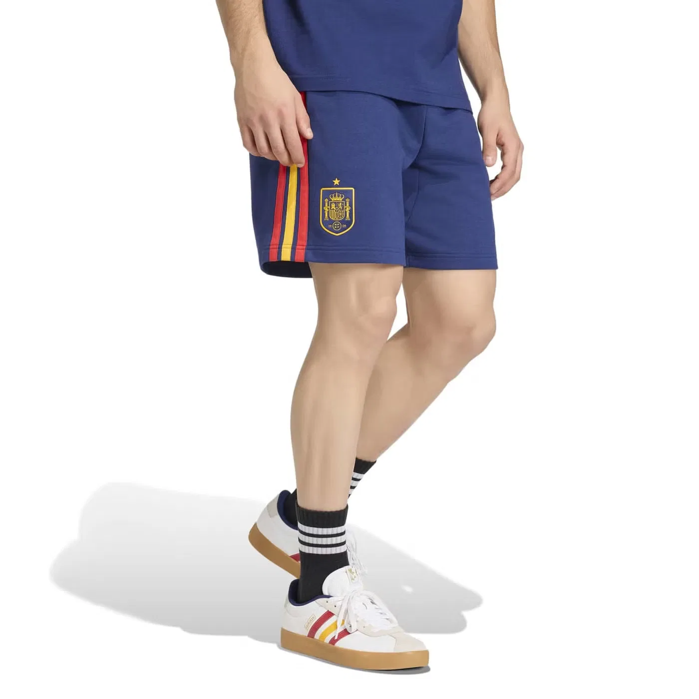 Шорты с принтом Spain DNA Adidas, темно-синий — фото 2