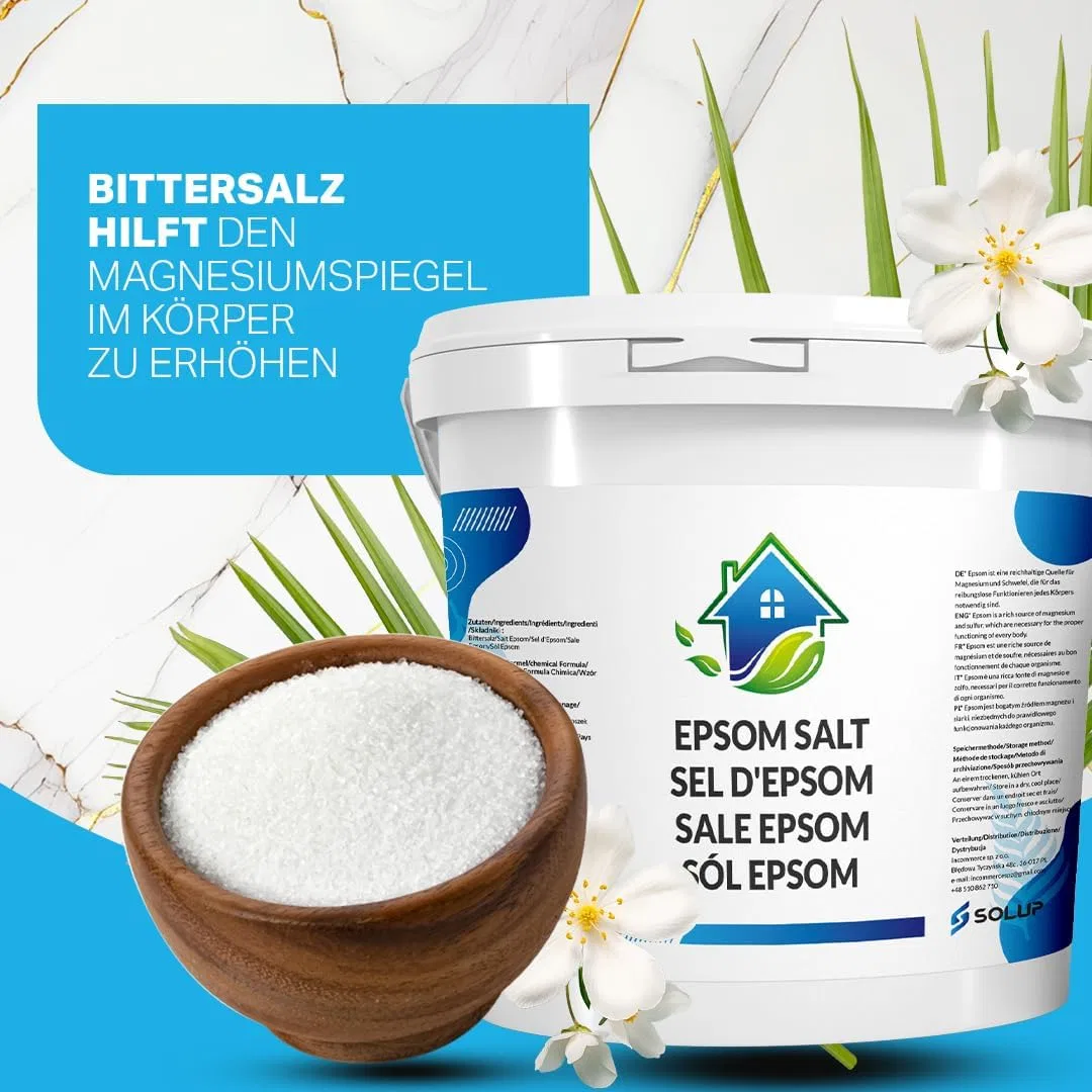 Соль для ванн Epsom Salt, 8 кг, White Solup — фото 4