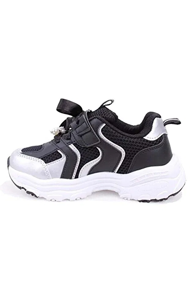 Детские кроссовки для девочек текстильные Care Vicco, Black — фото 2