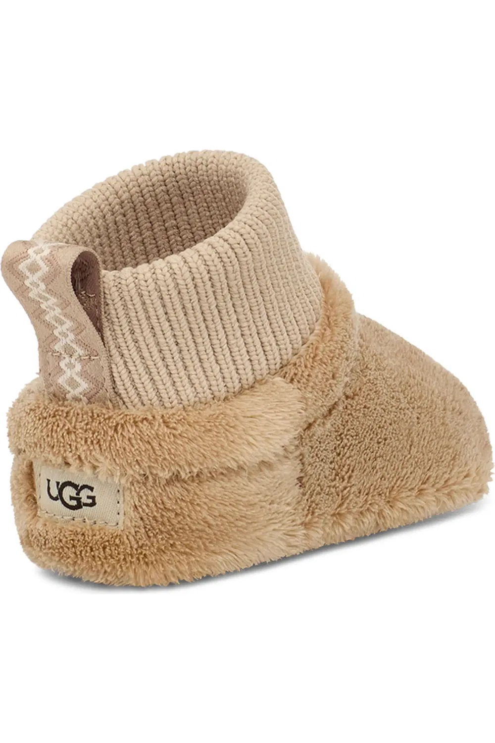 Детские тапочки слипоны из мягкого флиса Nesti Bootie UGG, Mustard Seed — фото 2