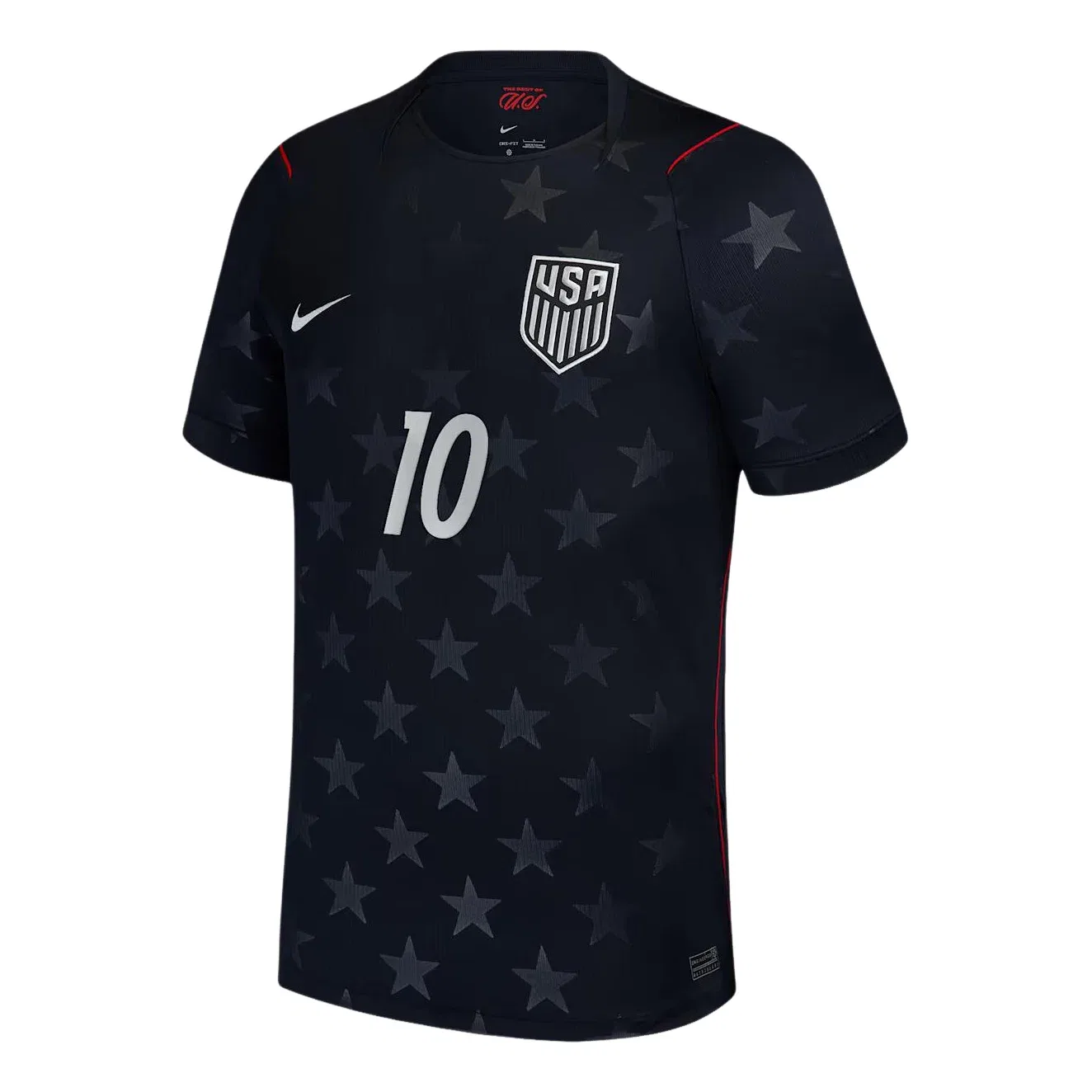 Мужская футболка Christian Pulisic USMNT 2026 Stadium Away Dri-FIT Nike, синий — фото 2