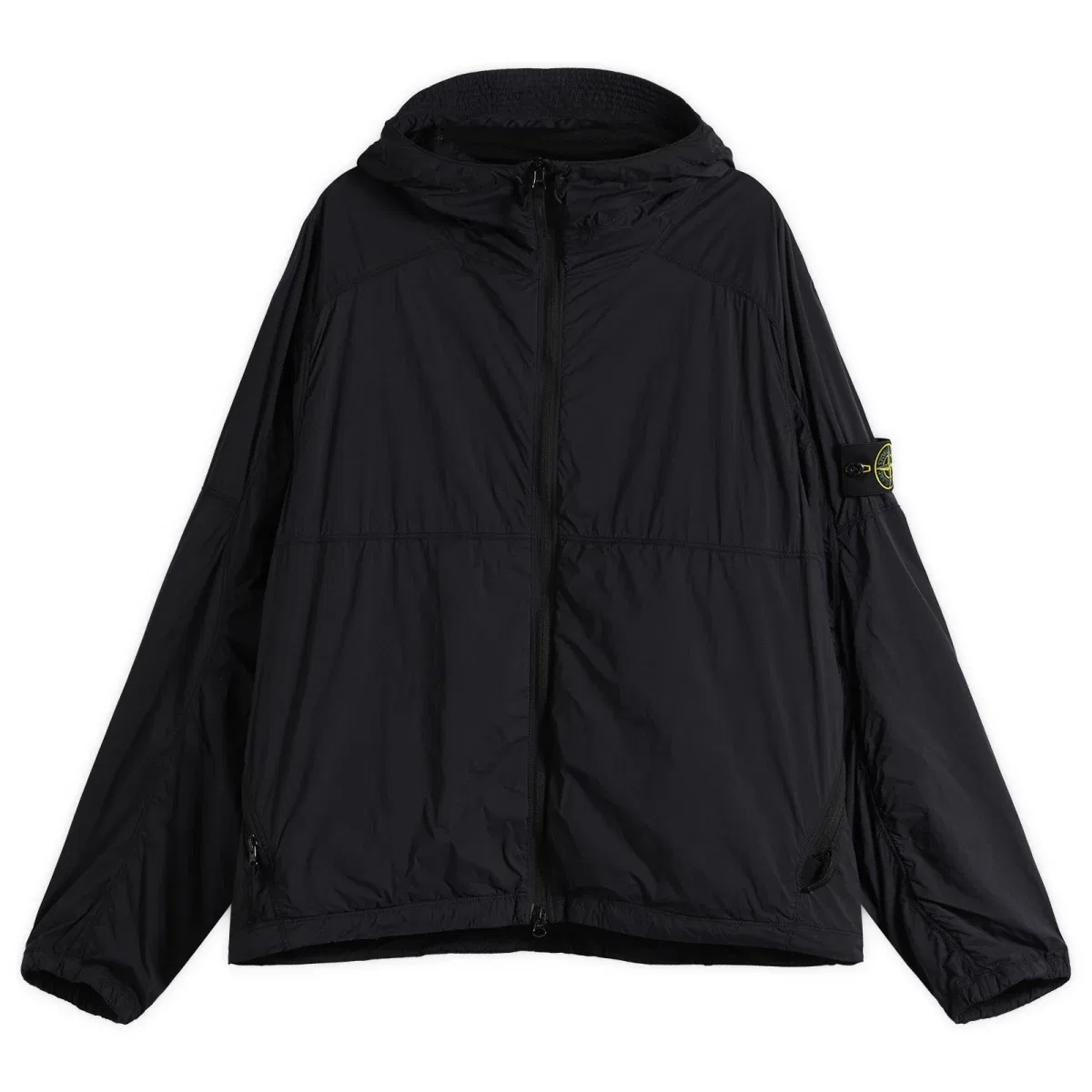 Куртка из ультралегкого нейлона с капюшоном Ultralight Nylon Stretch-TC Hooded Jacket Stone Island, Navy Blue