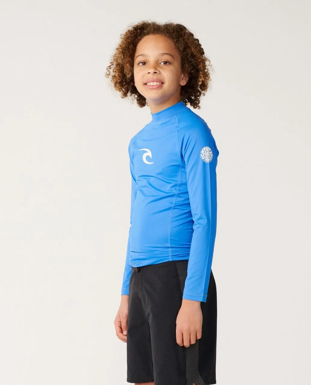 Детское УФ-защитное лонгслив с длинным рукавом Waves UPF50 Rip Curl, Blau — фото 2