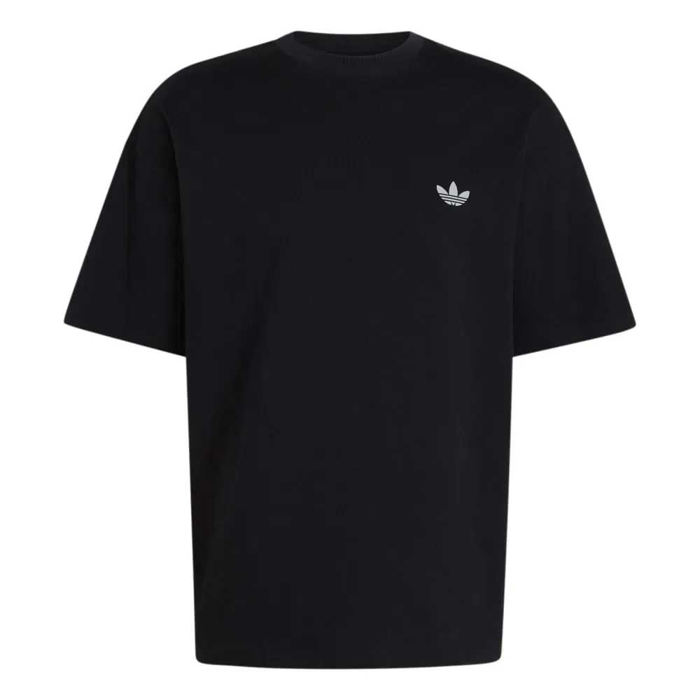 Футболка свободная с коротким рукавом Trefoil Essentials Spacer Loose Adidas Originals, черный — фото 3