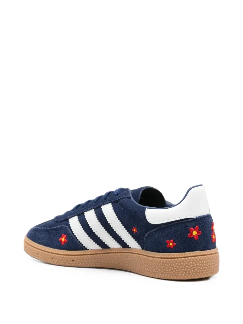 Кроссовки Handball Spezial с цветочной вышивкой adidas Kids, синий — фото 2