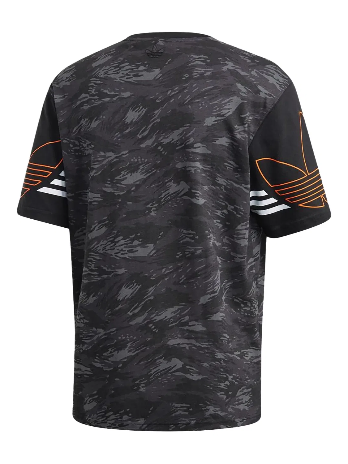 Футболка с камуфляжным узором Adidas, серый — фото 2