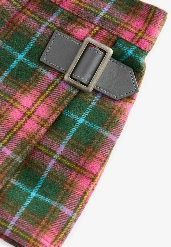Костюм килт и топ, клетка, Kilt and set, Next, Green, зеленый — фото 4