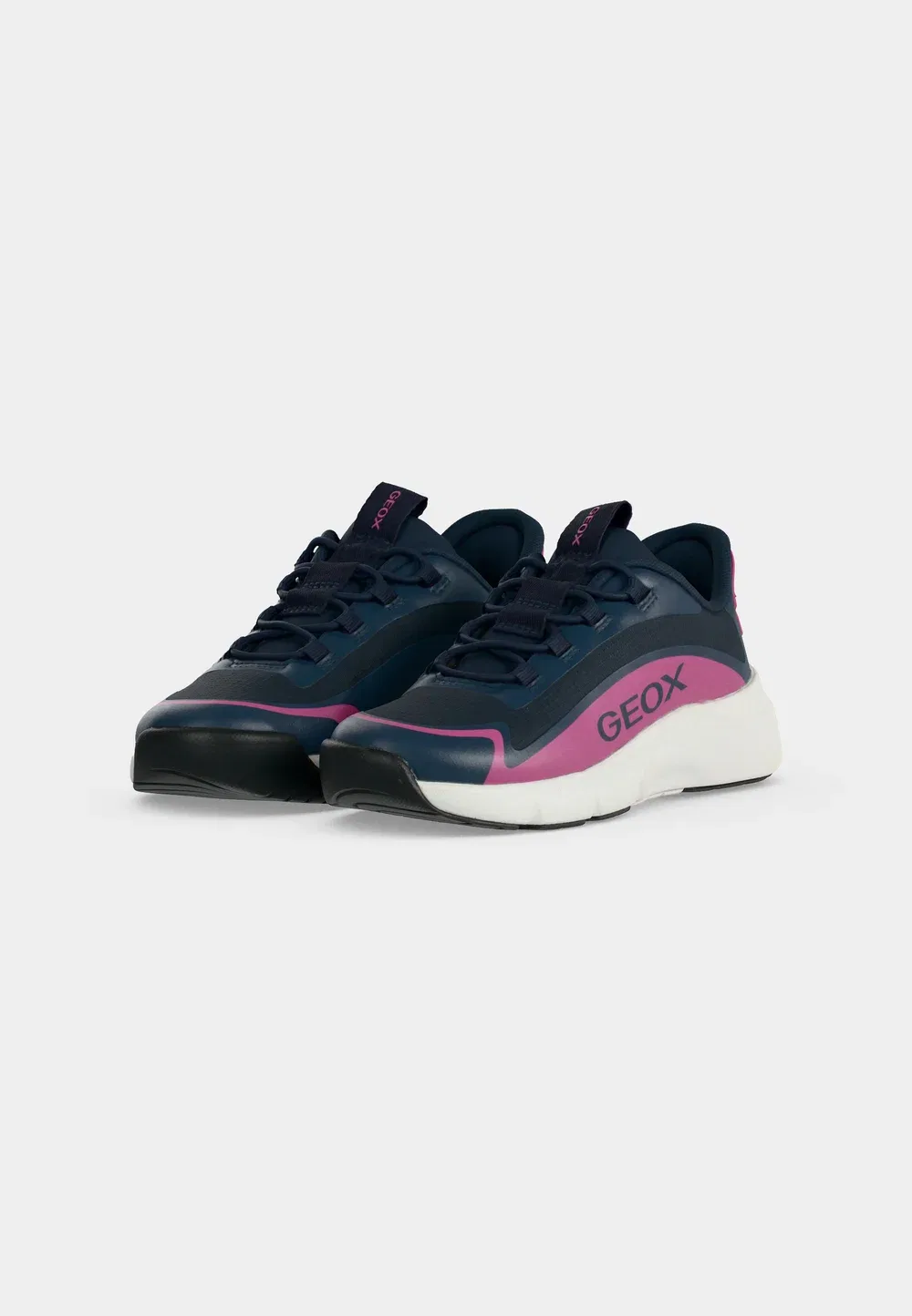Профессиональные бегуны - кроссовки Geox, Navy/Fuchsia — фото 3