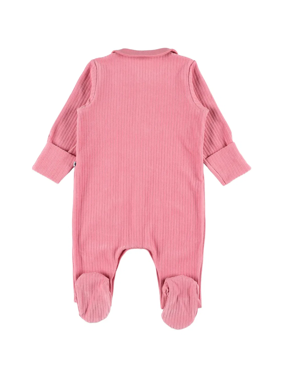 Пижама в рубчик Petit Bateau, розовый — фото 2