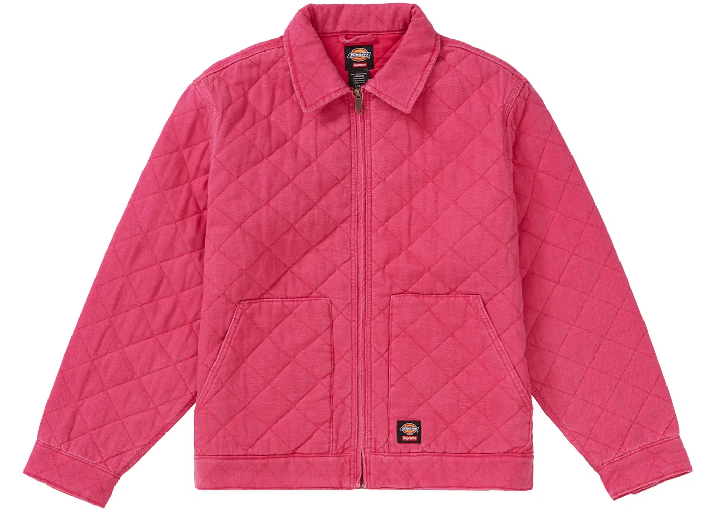 Мужская стеганая рабочая куртка Supreme Dickies Quilted Work, розовый