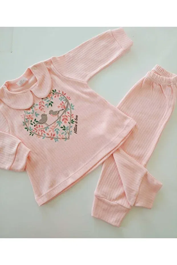 Детский комплект для новорожденных девочек с принтом Viamaris, Powder Pink