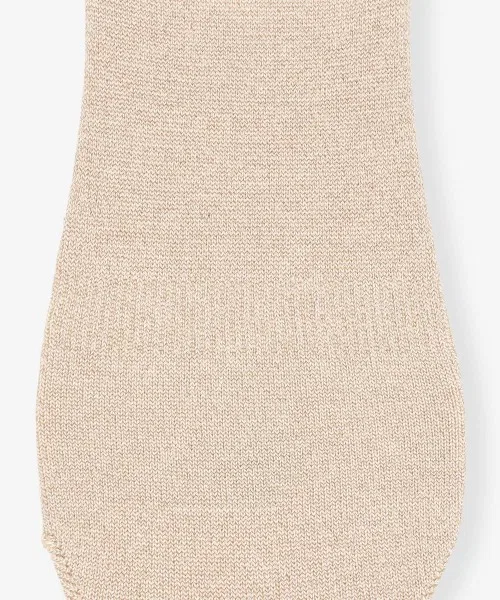Женские носки-следки с принтом Manga Bear EMPORIO ARMANI, Sand Beige — фото 4
