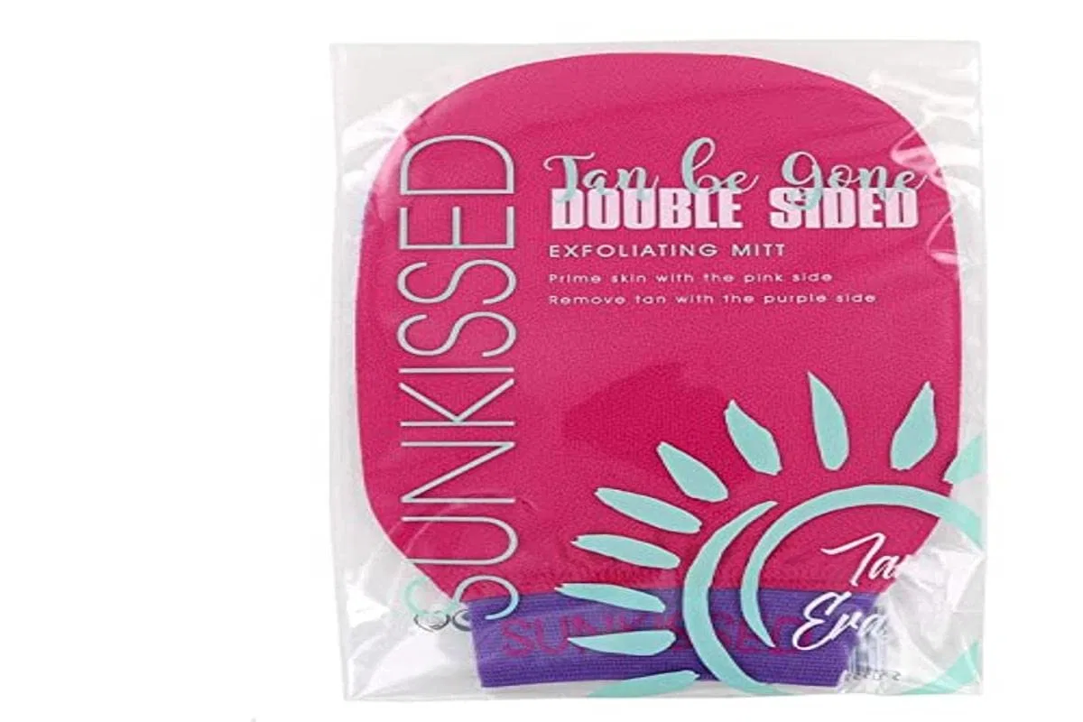 Эксфолиирующая варежка Sunkissed Tan Be Gone, двойная сторона, 20 г Sun Kissed.