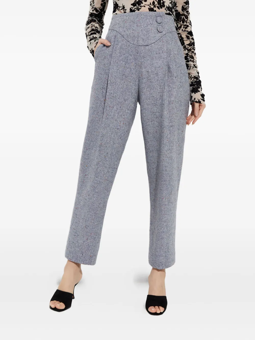 

Брюки банан на пуговицах Marianna Senchina, серый