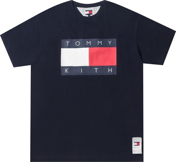 

Футболка Kith For Tommy Hilfiger Flag Tee 'Night Sky', синий