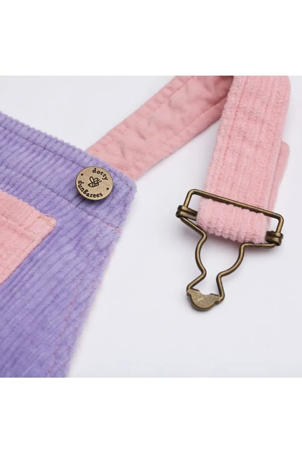 Детское платье из вельвета с пэчворком Rosebed Dotty Dungarees, Multi — фото 3
