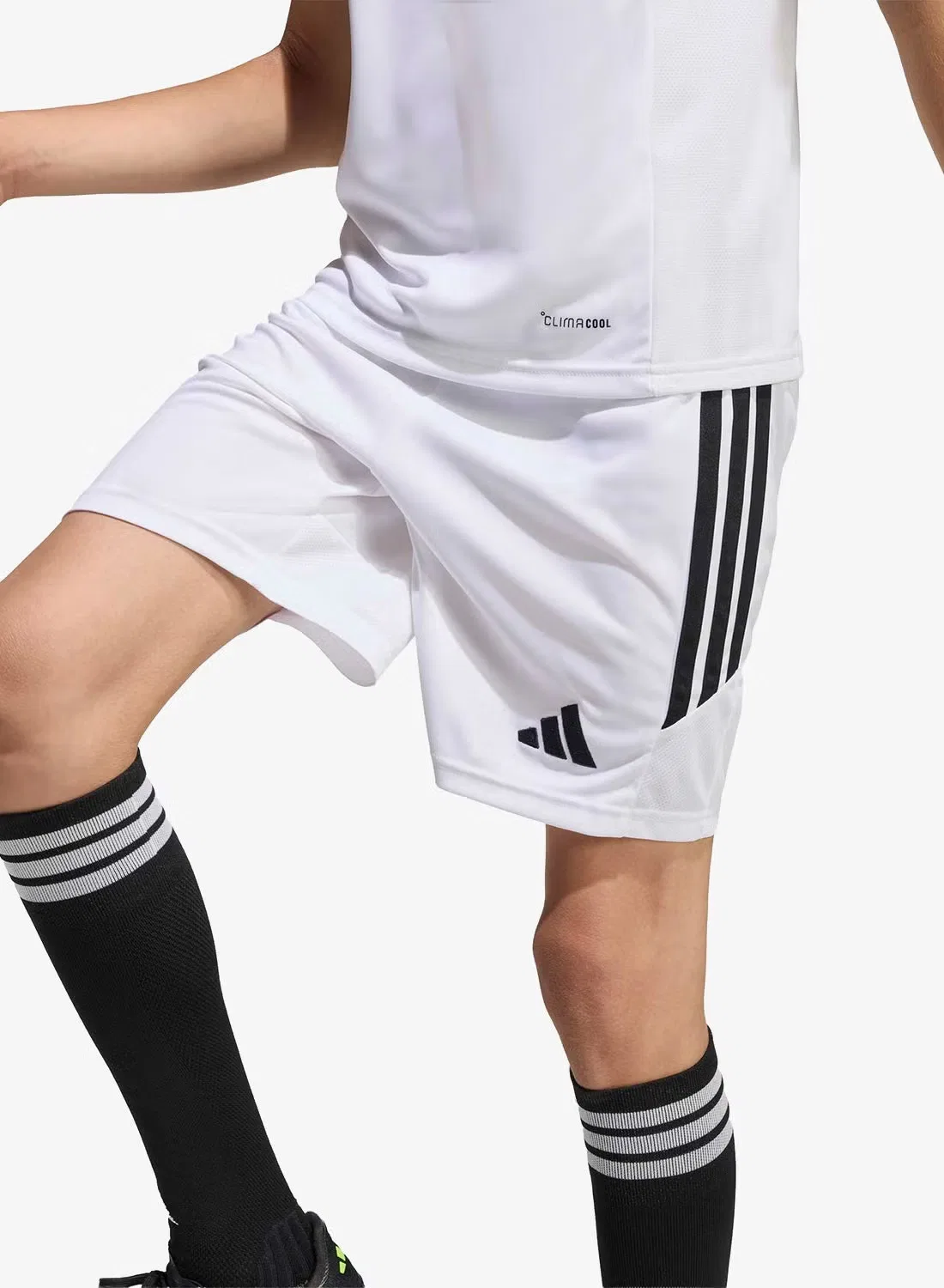 Шорты спортивные детские Tiro26 League Adidas, белый — фото 3