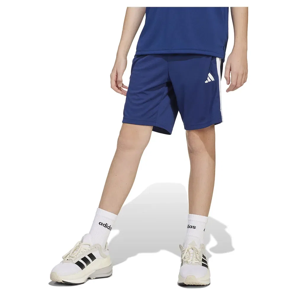 Детские шорты для девочек с технологией CLIMACOOL Train Essentials 3 Stripes Adidas, Blue