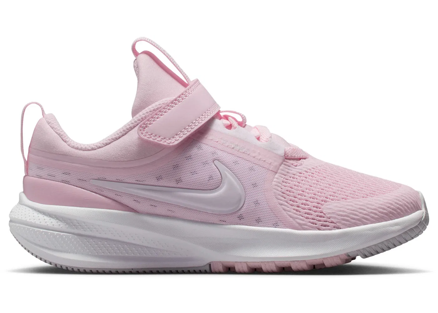 Детские кроссовки для бега с длинным шнурком Nike Star Runner 5 Nike, Pink Foam/Pink Foam/Pure Platinum/White