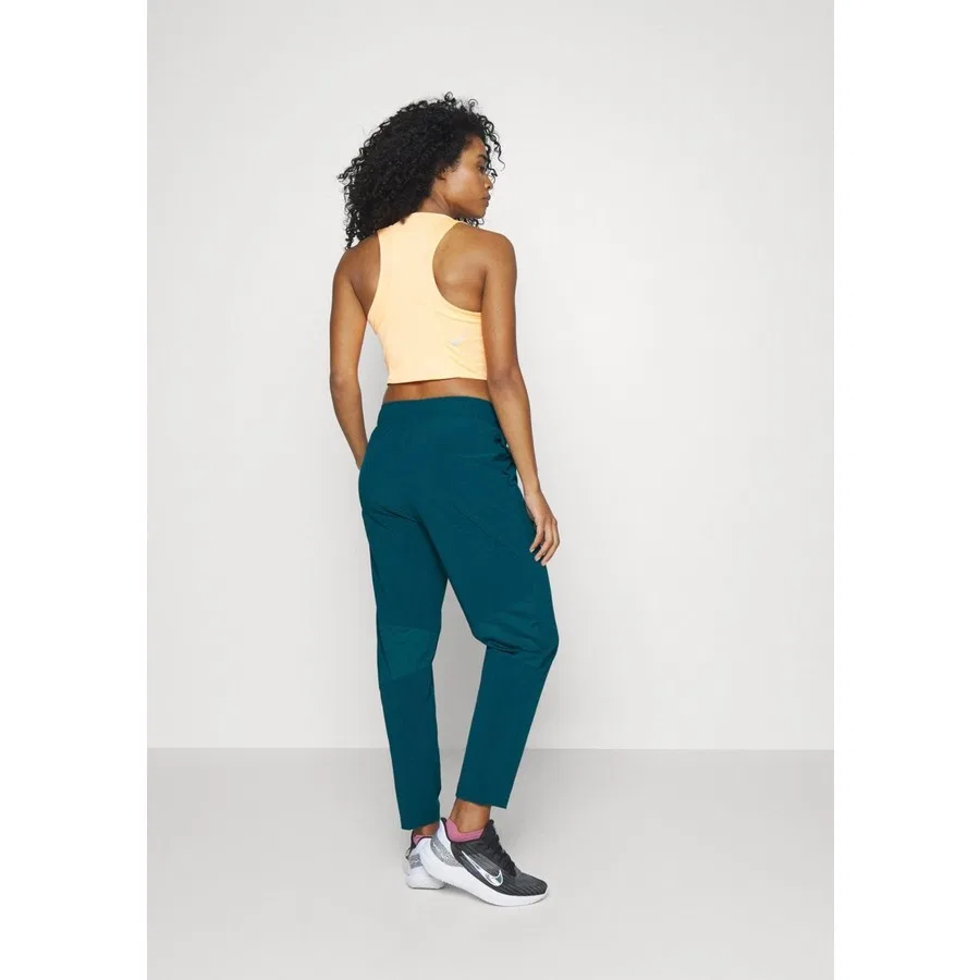Женские спортивные брюки Nike Dri-Fit Fast Mid-Rise 7/8 Running, Антрацитово-синий — фото 3