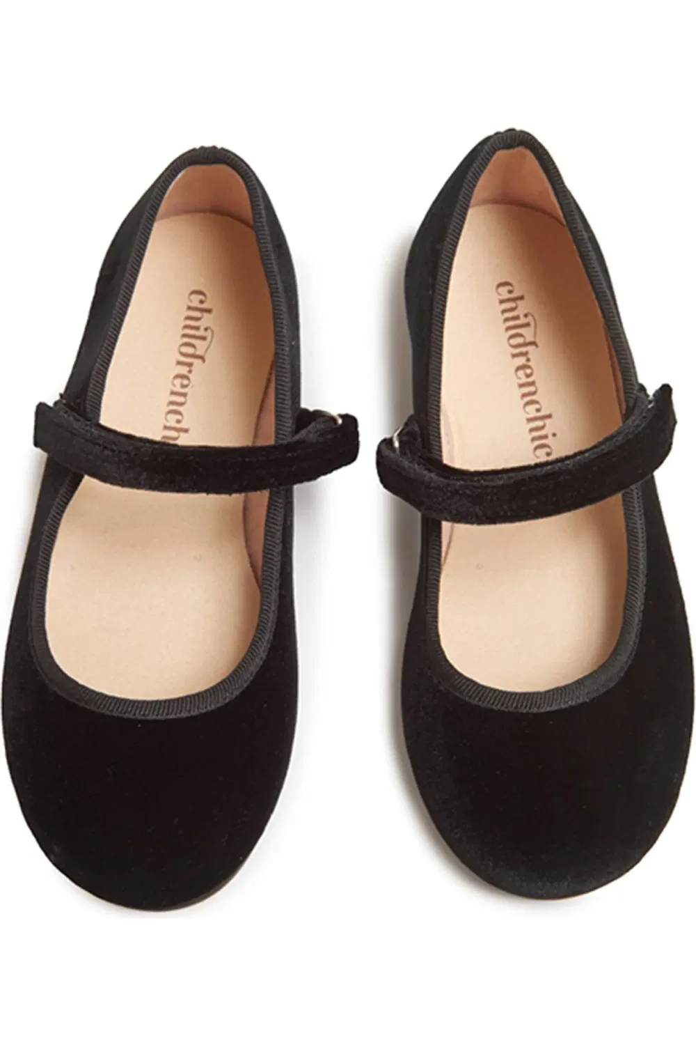 Туфли детские балетки на регулируемом ремешке Cassie Mary Jane CHILDRENCHIC, черный — фото 3