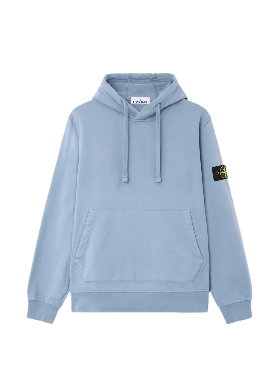 Худи с капюшоном и карманом-кенгуру Stone Island, синий