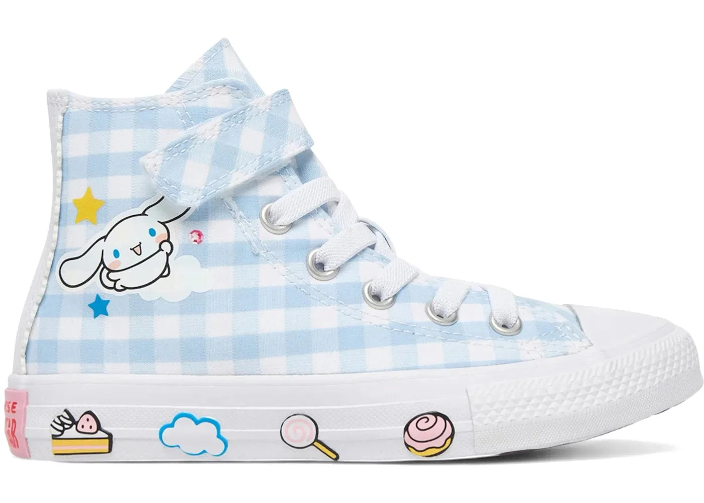 Детские кеды Hello Kitty and Friends Cinnamoroll Converse, Baby Blue/White/White