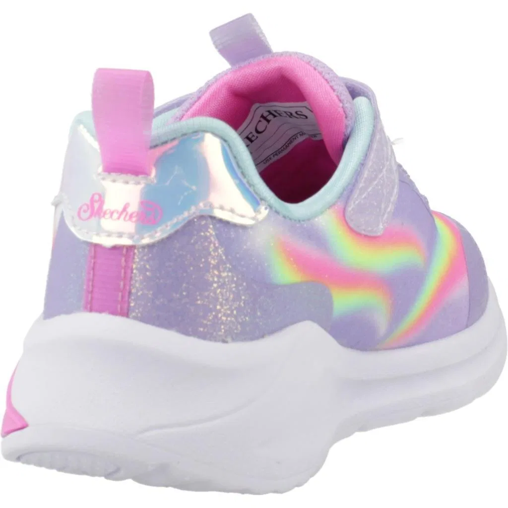 Детские кроссовки Skechers Unicorn Chaser, Bunt Fluoreszierendes Ultrapink Rosa — фото 3