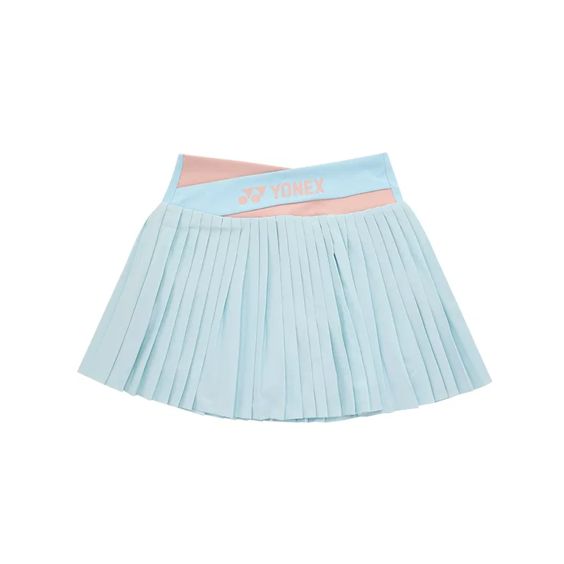 Детская юбка для девочек с принтом Tennis Collection Moderate Skirt Kids' YONEX, Celestial Blue