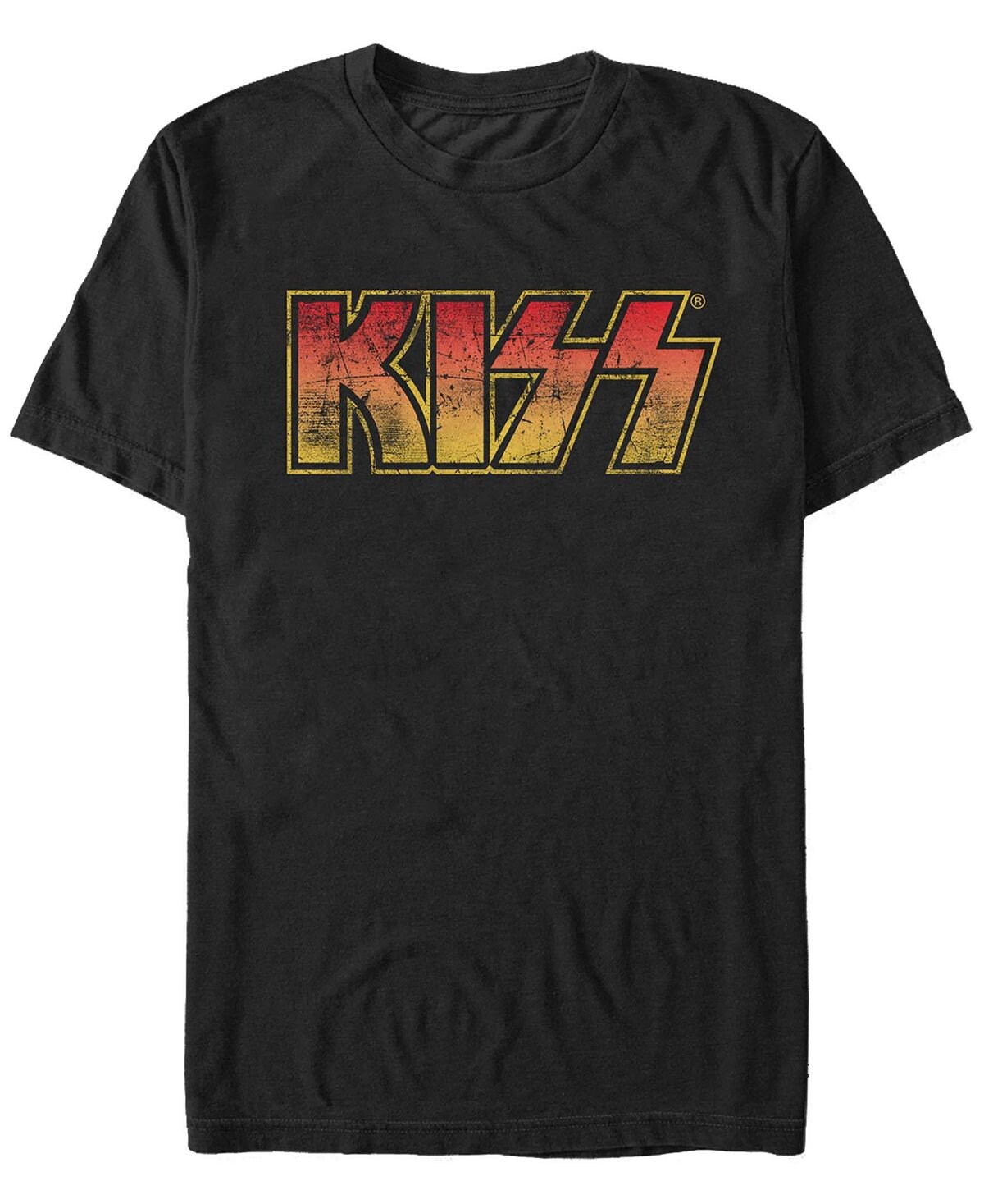

Мужская футболка с коротким рукавом kiss fired up Fifth Sun, черный