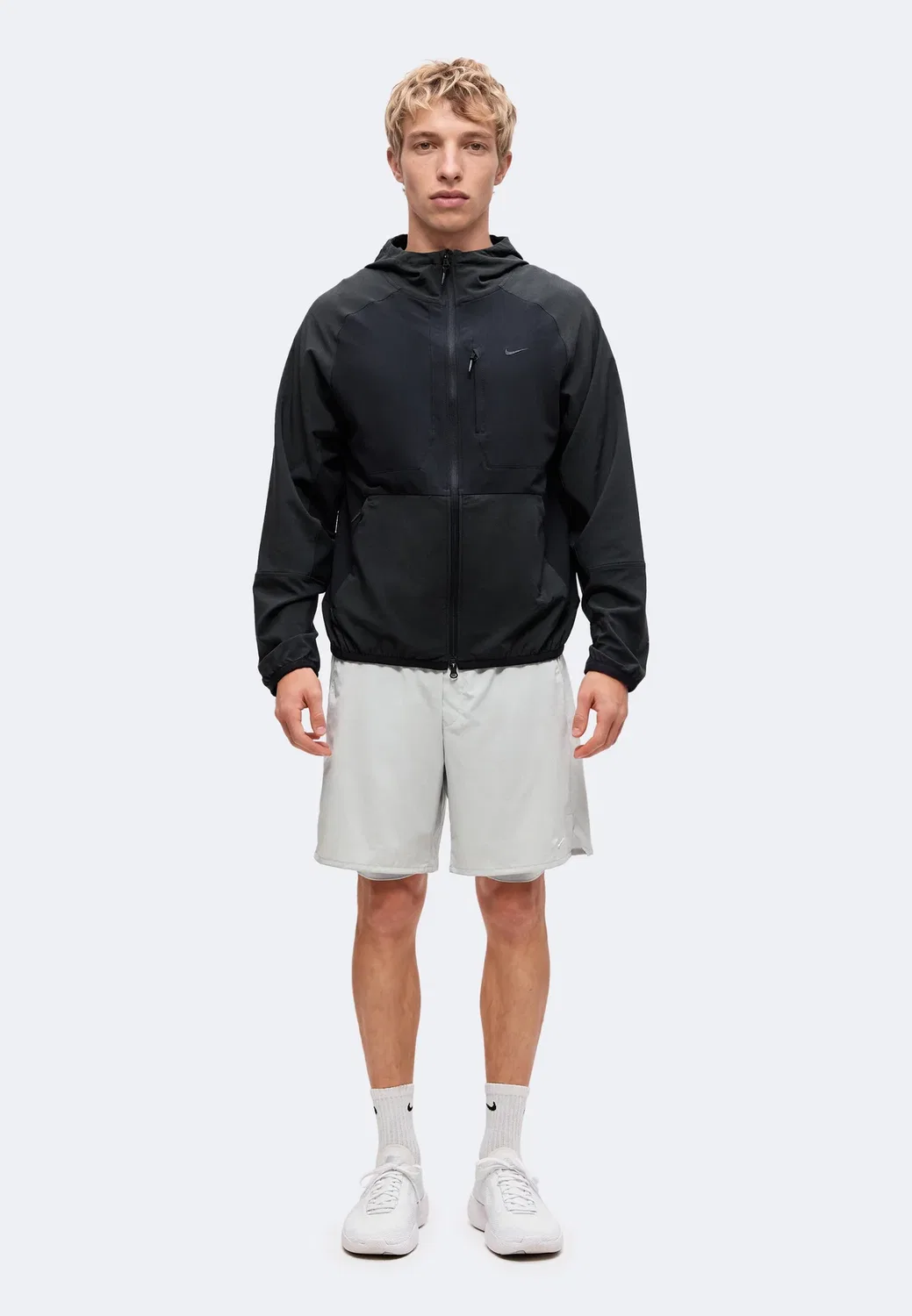 M nk rpl unlimited utility jkt - ветровка Nike Performance, Black — фото 2