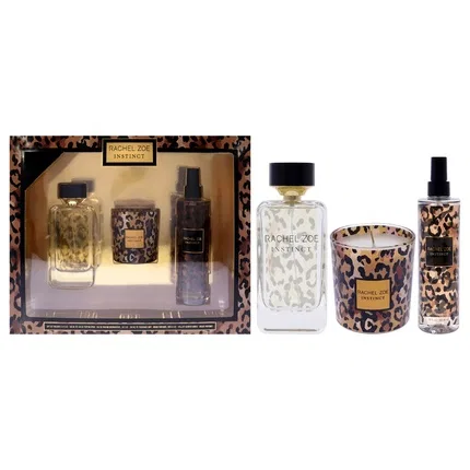 Набор парфюмерный для женщин Instinct by Rachel Zoe, 3.4oz EDP Spray 10oz Fragrance Mist 6.3oz Candle