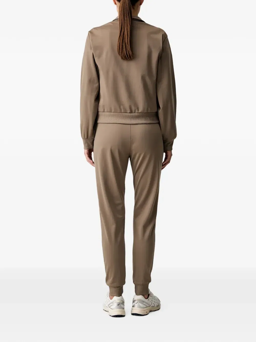 Спортивный костюм Essentials с вышитым логотипом Adidas, зеленый — фото 3
