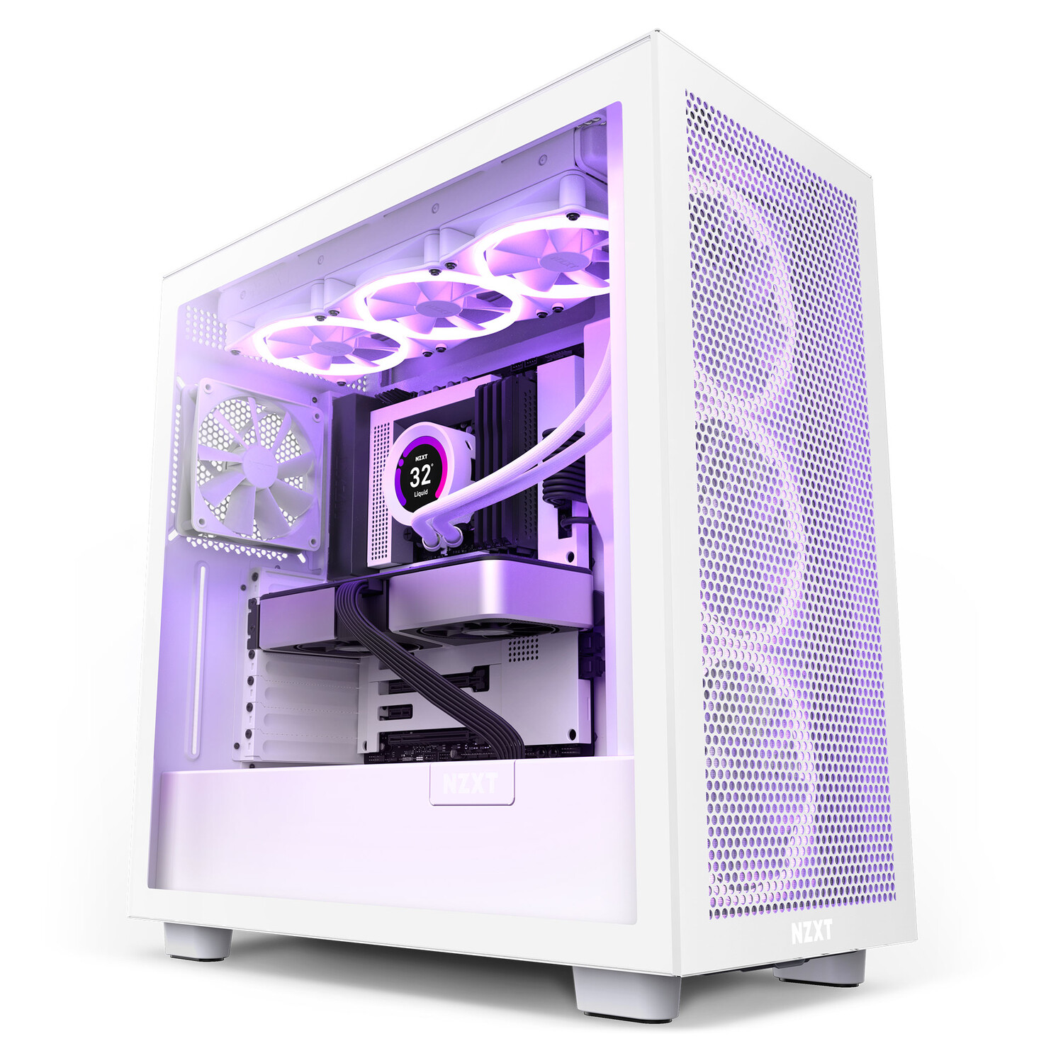 

Корпус NZXT H7 Flow RGB, Mid Tower, белый