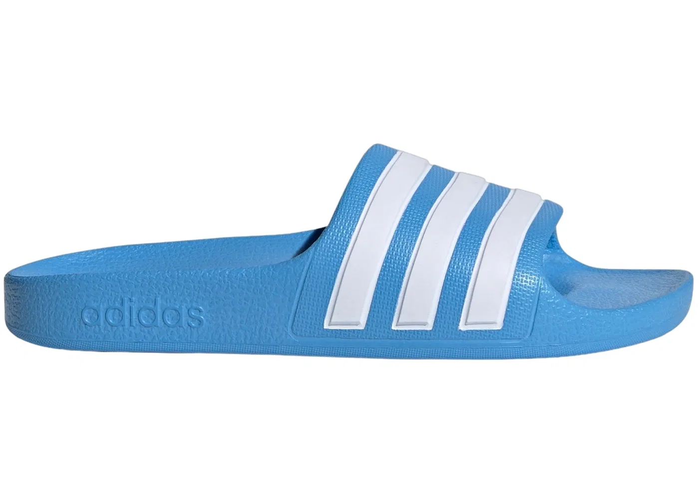 Детские шлепанцы с логотипом Adilette Aqua Slides Adidas, Blue Burst/Cloud White/Blue Burst