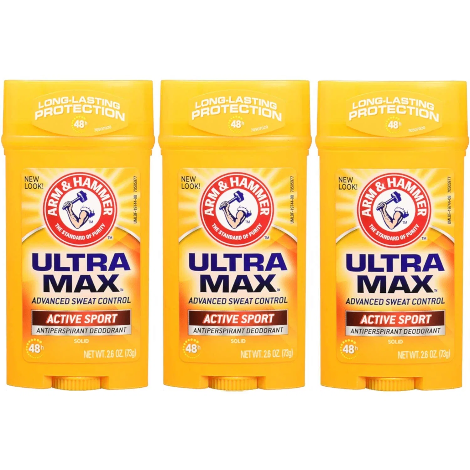 Антиперспирант-дезодорант Arm & Hammer Ultramax Active Sport, 3 шт по 2.6 fl oz, Pure Sport — фото 2