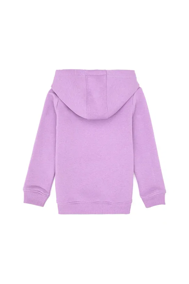Детское худи для девочек с пайетками U.S. Polo Assn., Lilac — фото 2