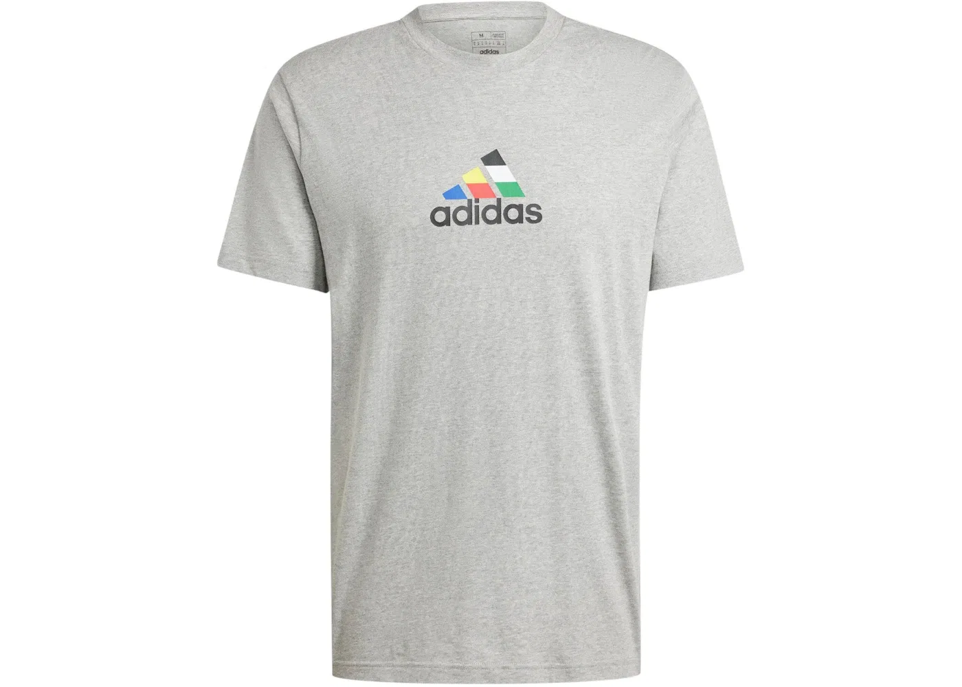 Мужская футболка с принтом Adidas House Of Tiro Nations Graphic, Medium Grey Heather