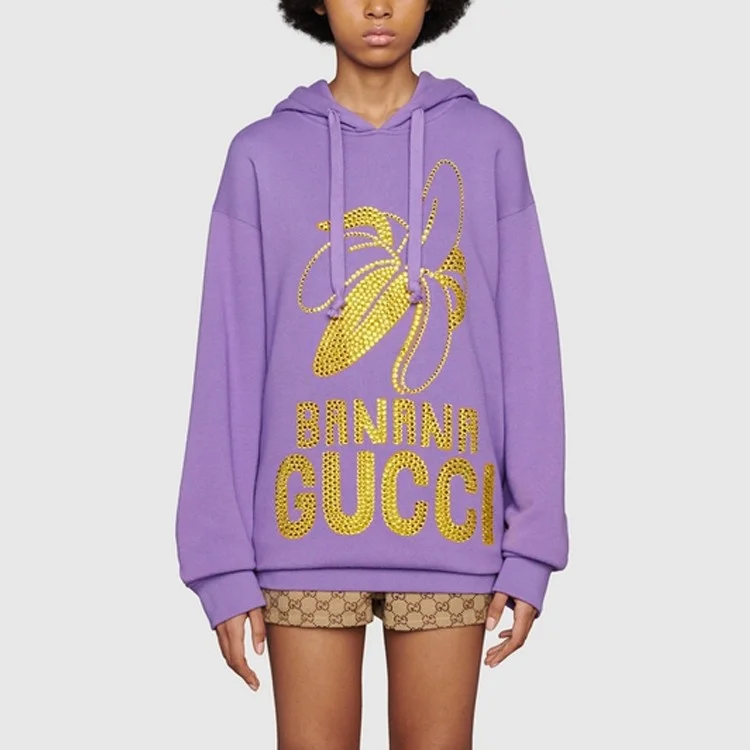 Свитшот женский сиреневый Gucci