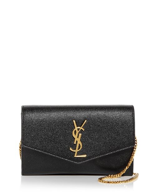 

Кошелек Uptown с цепочкой Saint Laurent, цвет Black