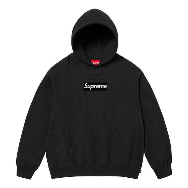 

Толстовка fw23 box logo hoodie 'black' Supreme, черный