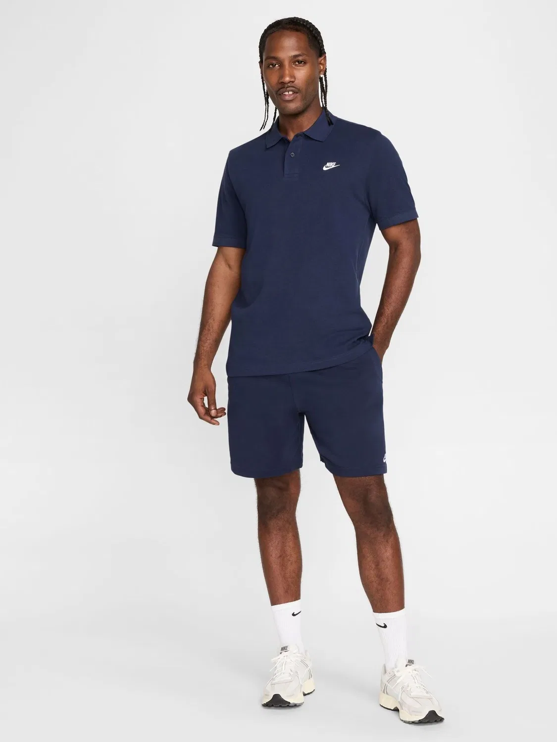 Шорты Nike Club Knit, Obsidian Blue — фото 2